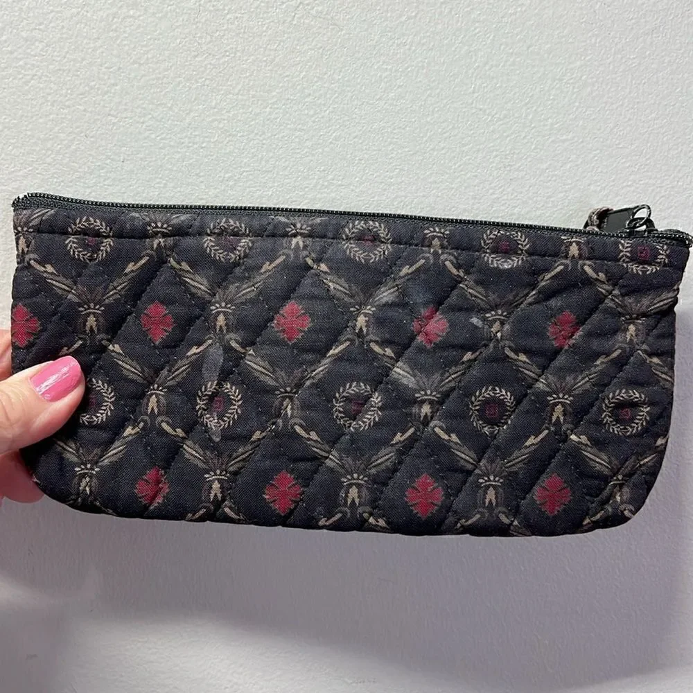 Vera Bradley Rare Laurel Pattern Pencil Bag